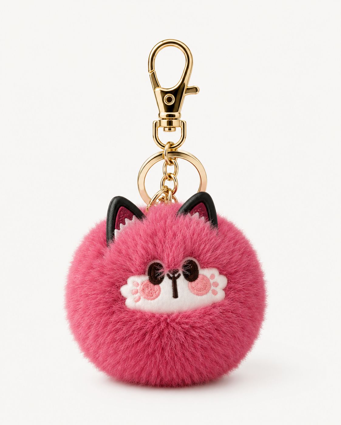 Puffy paws keychain