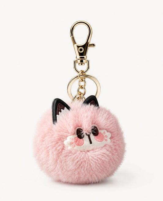 Puffy paws keychain