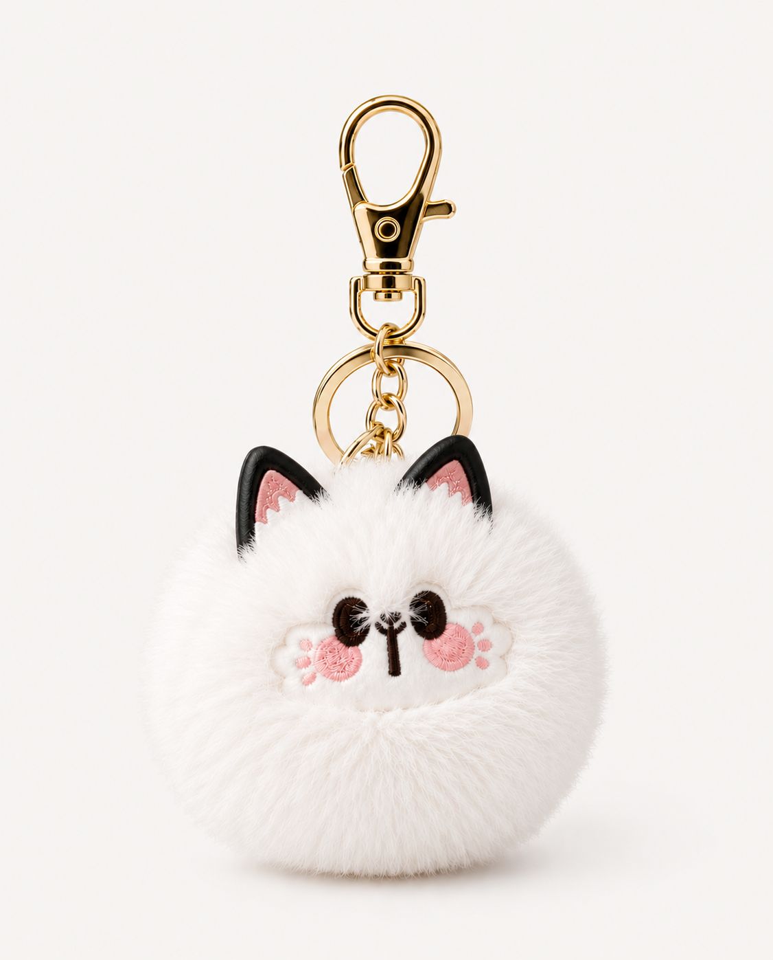 Puffy paws keychain