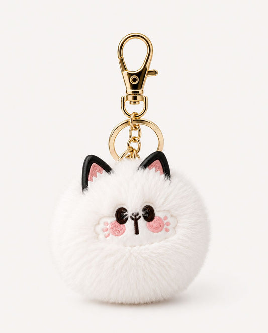 Puffy paws keychain